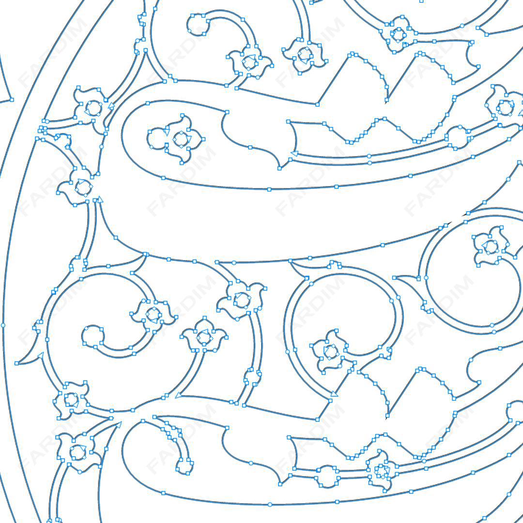 طرح وکتور تایپوگرافی و حروف نگاری خوشنویسی شده عبارت ( حضرت دوست )