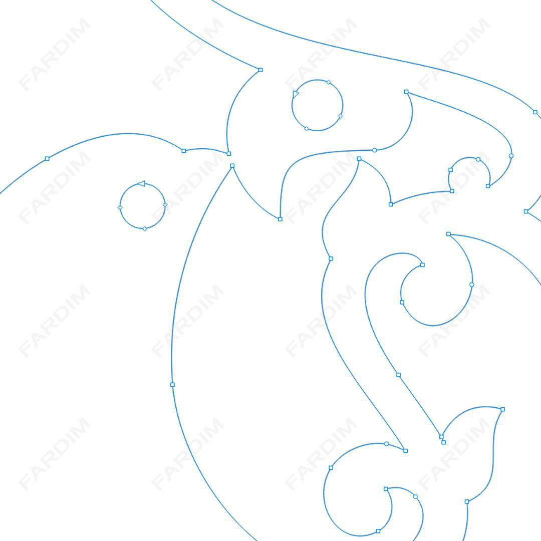 وکتور طرح نگاره پرنده کد A132419