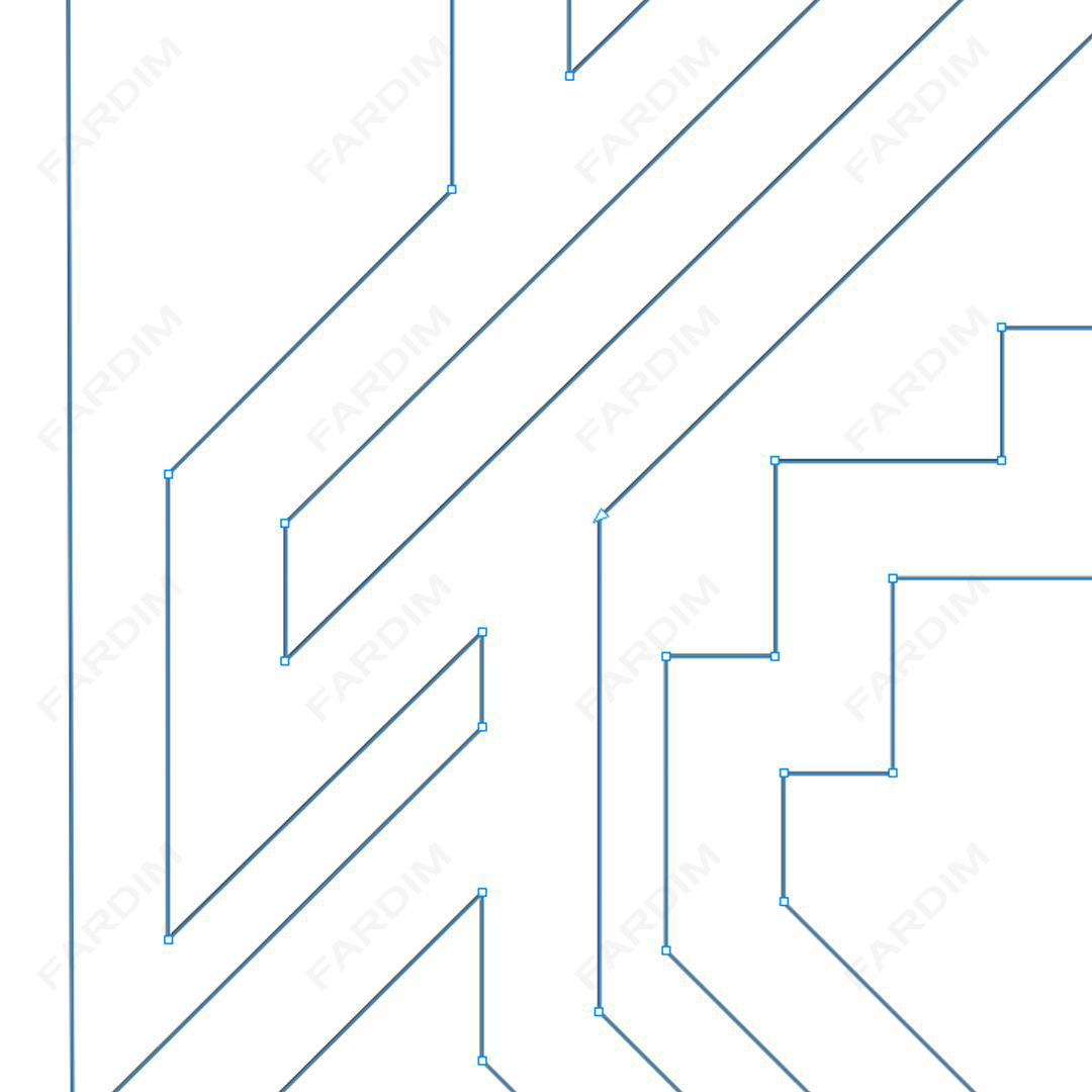 وکتور طرح نگاره پرنده کد A132427