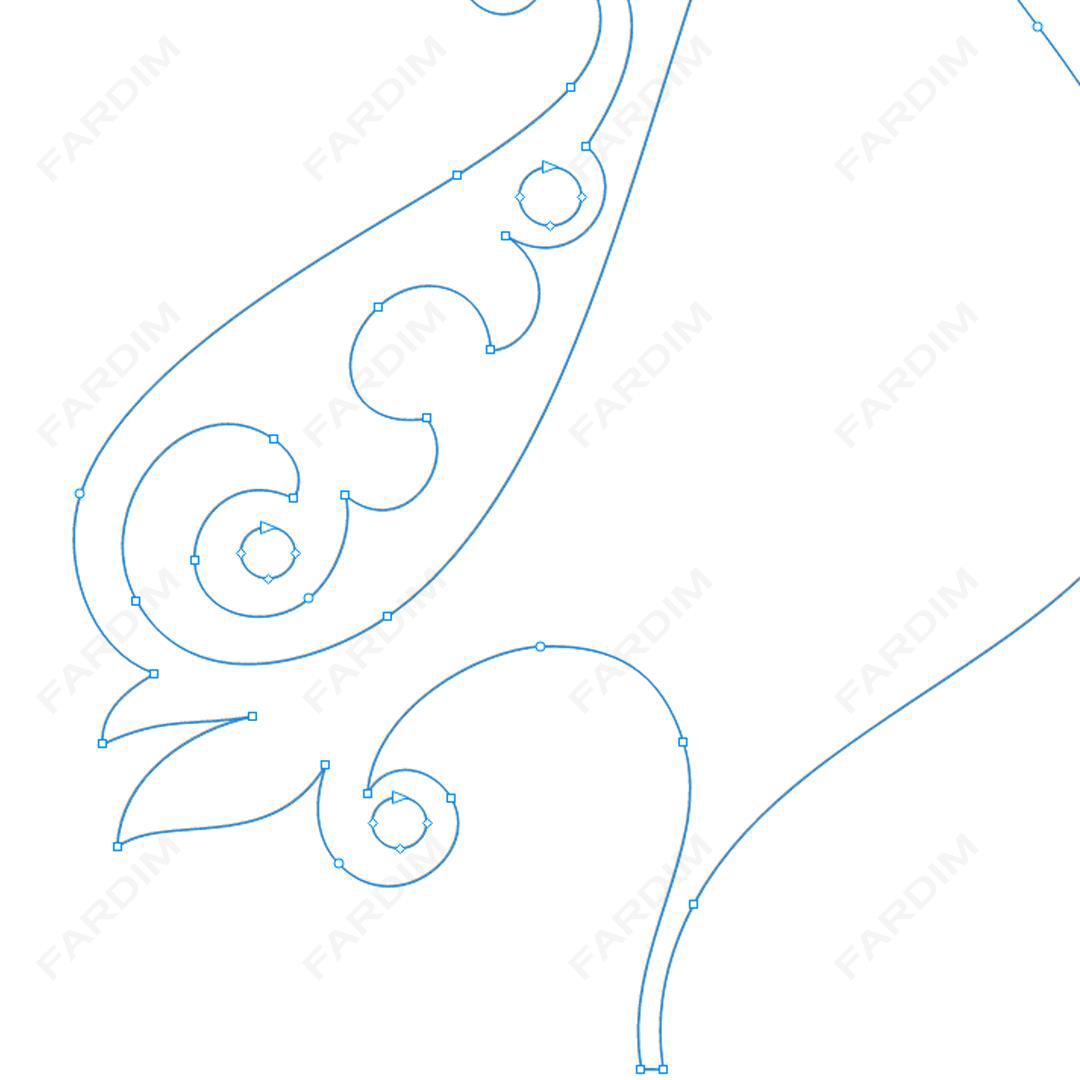 وکتور طرح نگاره پرنده کد A132454